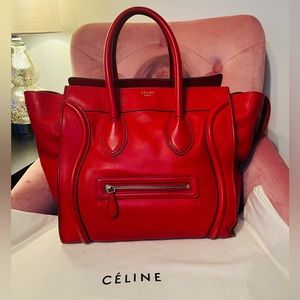Authentic - Celine Mini Luggage Tote
